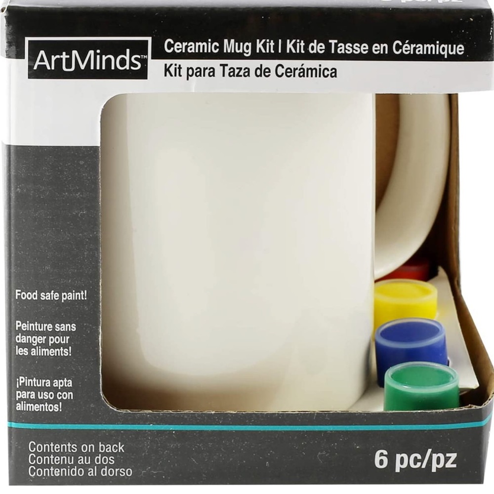 ArtMinds Ceramic Mug Painting Kit - Picture 3 of 4